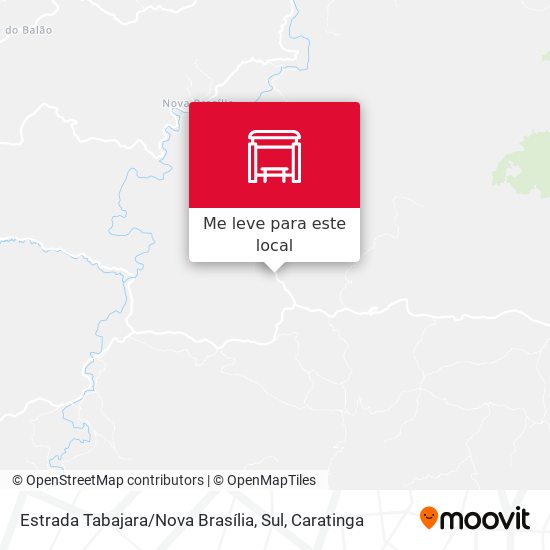 Estrada Tabajara / Nova Brasília, Sul mapa