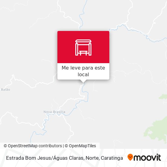 Estrada Bom Jesus / Águas Claras, Norte mapa