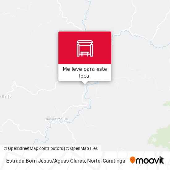 Estrada Bom Jesus / Águas Claras, Norte mapa