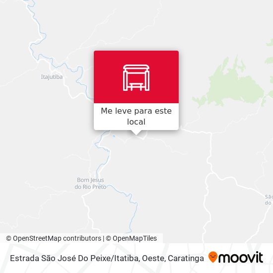 Estrada São José Do Peixe / Itatiba, Oeste mapa