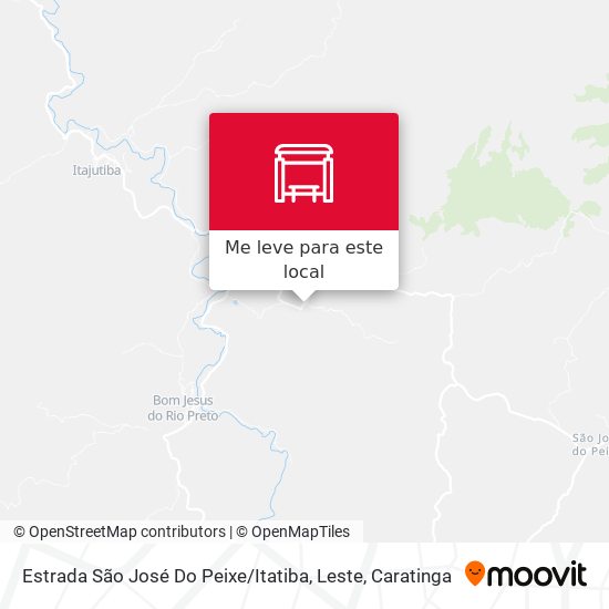 Estrada São José Do Peixe / Itatiba, Leste mapa