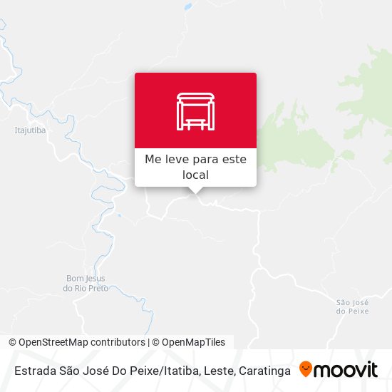 Estrada São José Do Peixe / Itatiba, Leste mapa