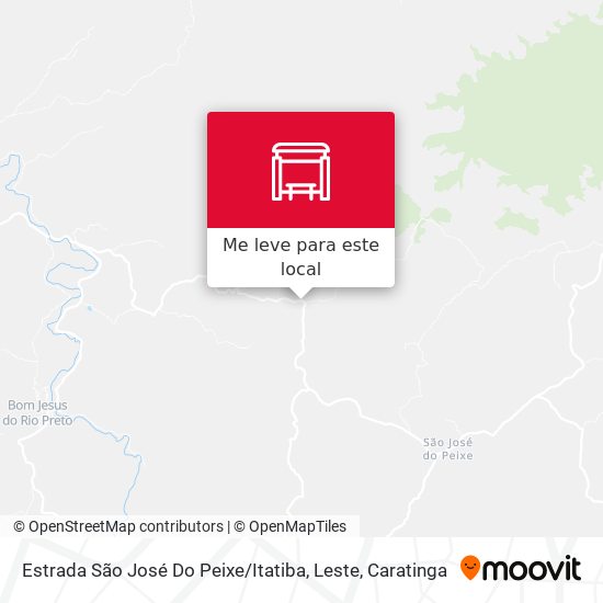 Estrada São José Do Peixe / Itatiba, Leste mapa