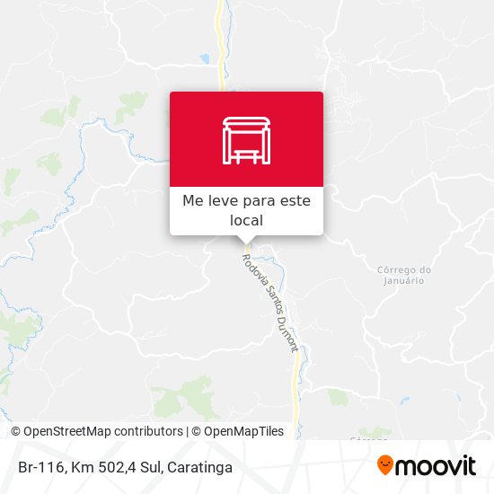 Br-116, Km 502,4 Sul mapa