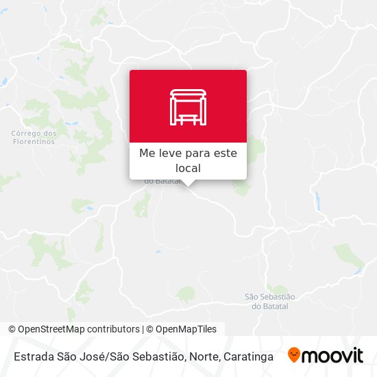 Estrada São José / São Sebastião, Norte mapa