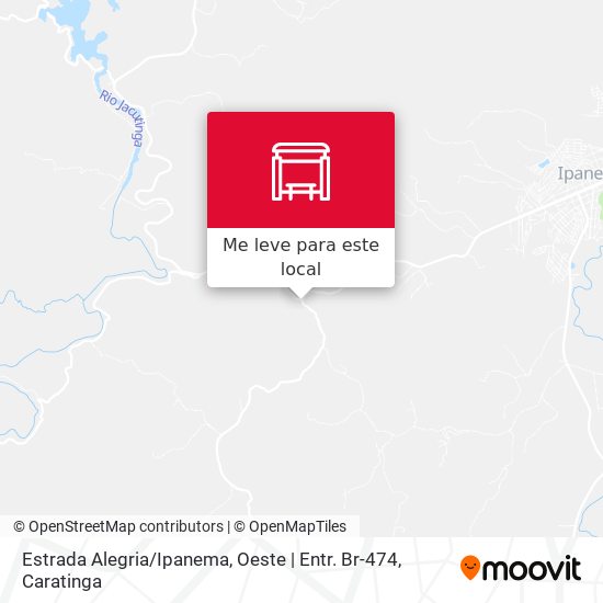 Estrada Alegria / Ipanema, Oeste | Entr. Br-474 mapa