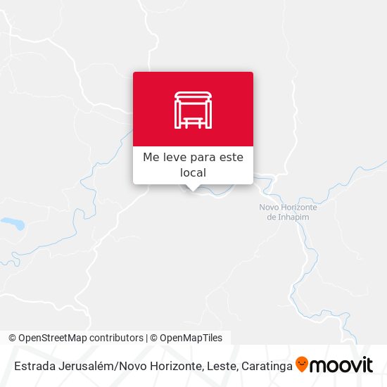 Estrada Jerusalém / Novo Horizonte, Leste mapa