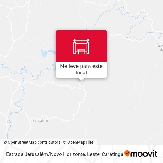 Estrada Jerusalém / Novo Horizonte, Leste mapa