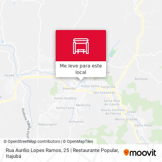 Rua Aurílio Lopes Ramos, 25 | Restaurante Popular mapa