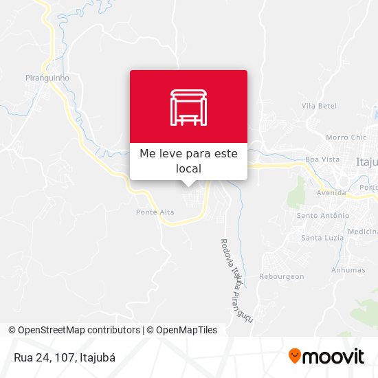 Rua 24, 107 mapa