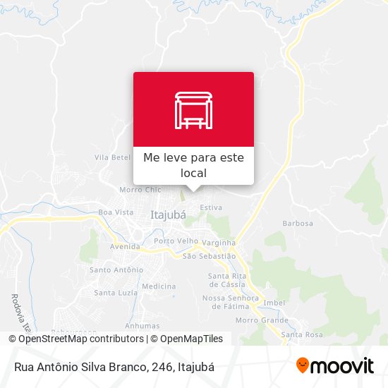 Rua Antônio Silva Branco, 246 mapa