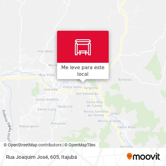 Rua Joaquim José, 605 mapa