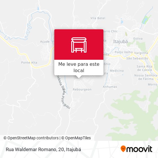 Rua Waldemar Romano, 20 mapa