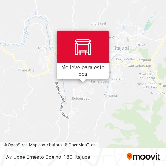 Av. José Ernesto Coelho, 180 mapa