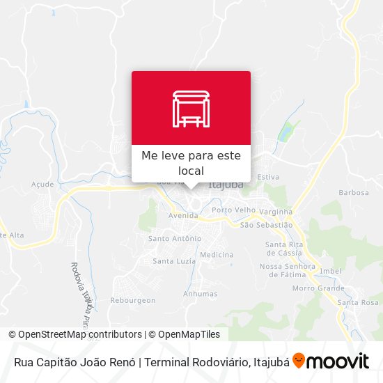 Rua Capitão João Renó | Terminal Rodoviário mapa