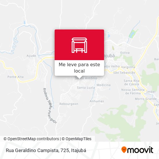 Rua Geraldino Campista, 725 mapa