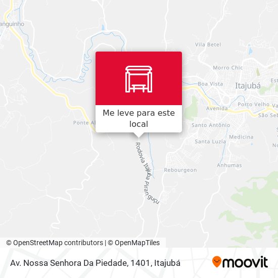 Av. Nossa Senhora Da Piedade, 1401 mapa