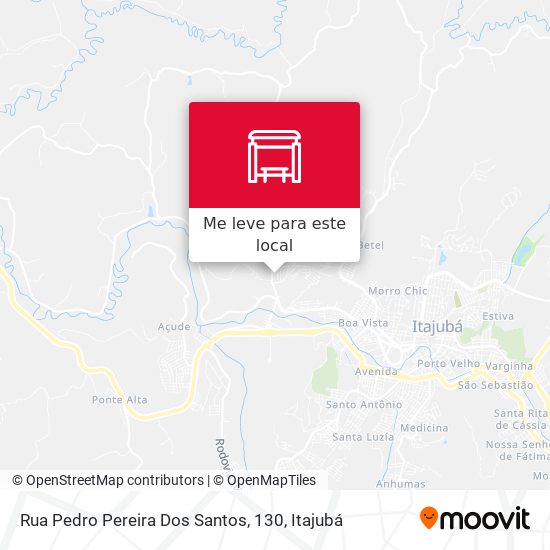 Rua Pedro Pereira Dos Santos, 130 mapa