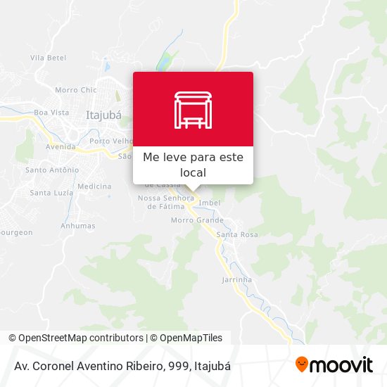 Av. Coronel Aventino Ribeiro, 999 mapa