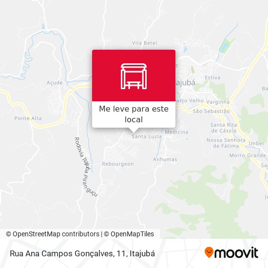 Rua Ana Campos Gonçalves, 11 mapa