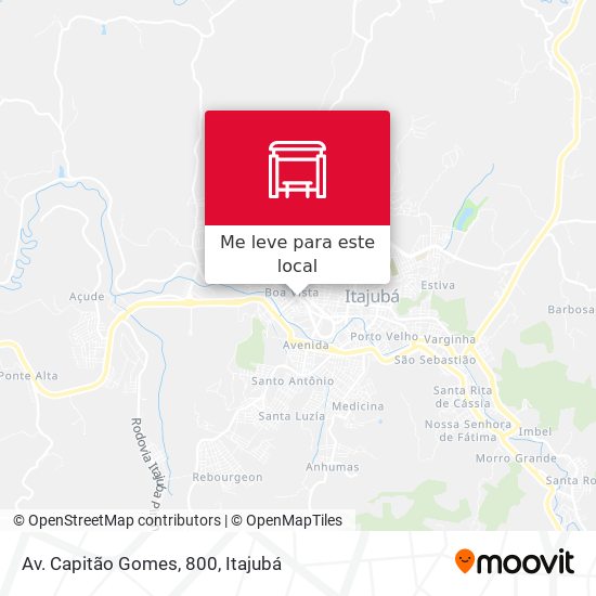 Av. Capitão Gomes, 800 mapa