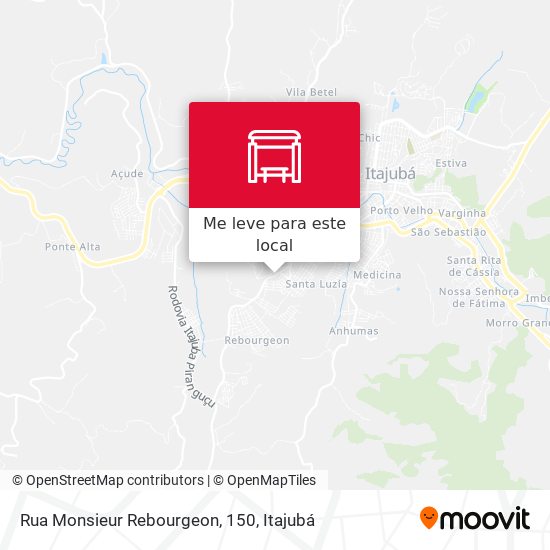 Rua Monsieur Rebourgeon, 150 mapa