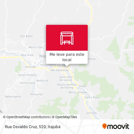 Rua Osvaldo Cruz, 520 mapa