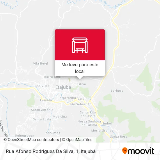 Rua Afonso Rodrigues Da Silva, 1 mapa