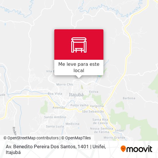 Av. Benedito Pereira Dos Santos, 1401 | Unifei mapa