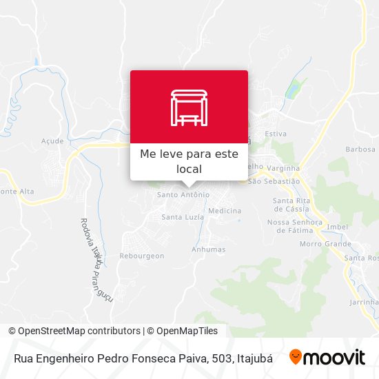 Rua Engenheiro Pedro Fonseca Paiva, 503 mapa