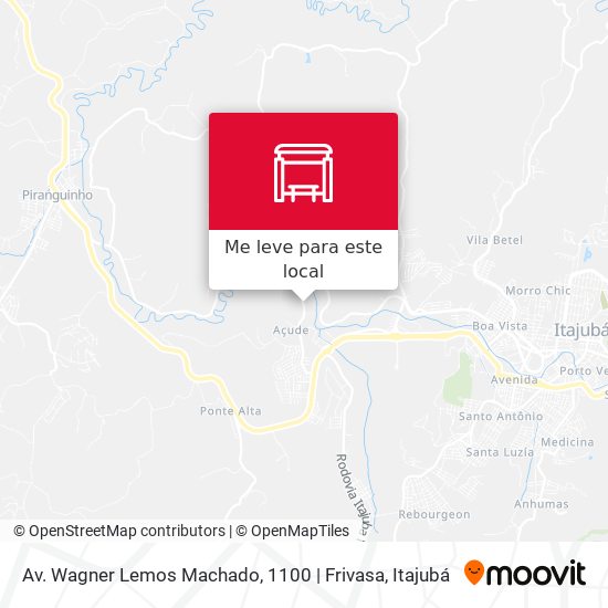 Av. Wagner Lemos Machado, 1100 | Frivasa mapa