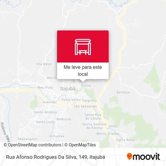 Rua Afonso Rodrigues Da Silva, 149 mapa
