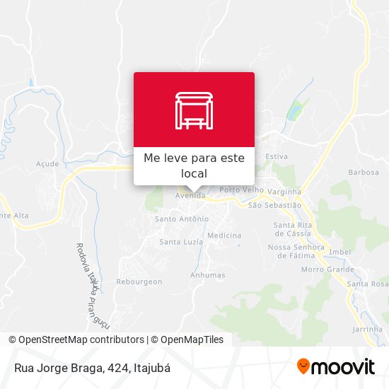 Rua Jorge Braga, 424 mapa