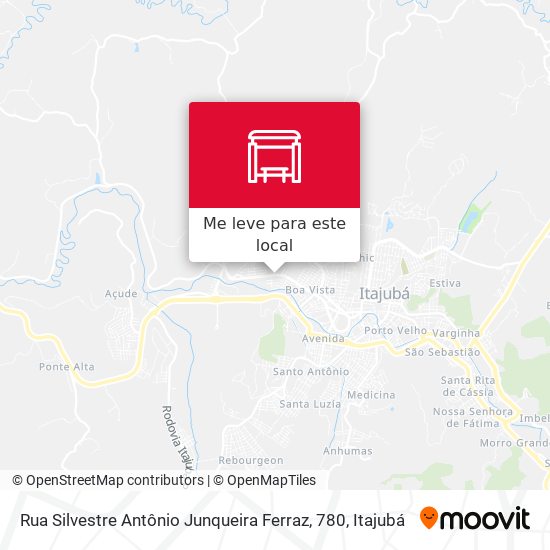 Rua Silvestre Antônio Junqueira Ferraz, 780 mapa
