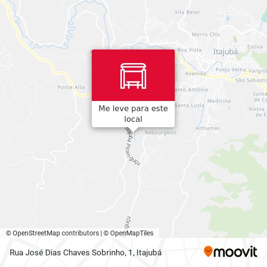 Rua José Dias Chaves Sobrinho, 1 mapa