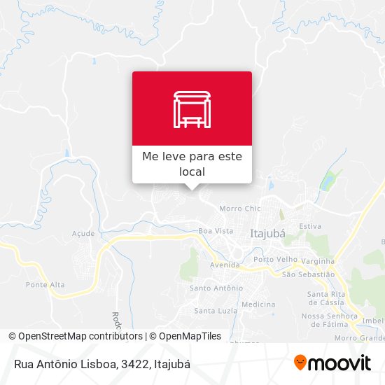 Rua Antônio Lisboa, 3422 mapa