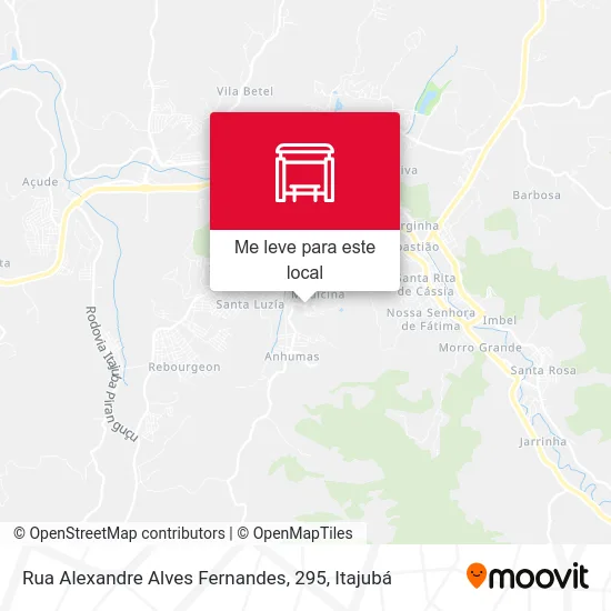 Rua Alexandre Alves Fernandes, 295 mapa