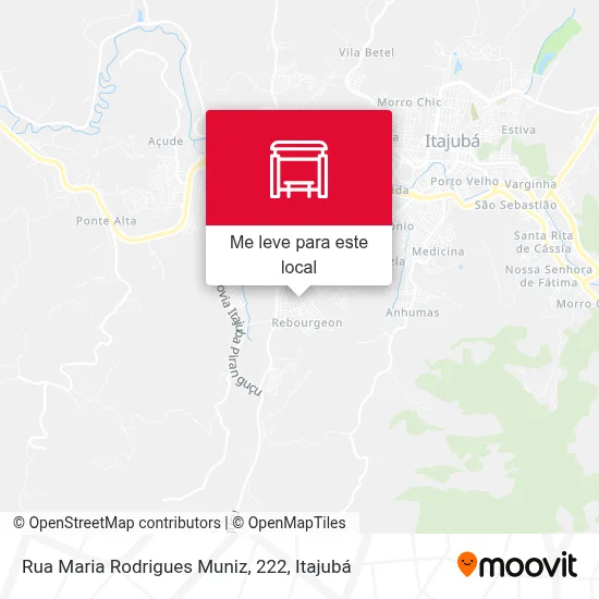 Rua Maria Rodrigues Muniz, 222 mapa