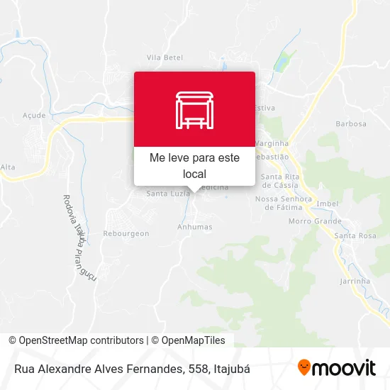 Rua Alexandre Alves Fernandes, 558 mapa