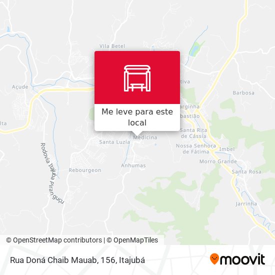 Rua Doná Chaib Mauab, 156 mapa
