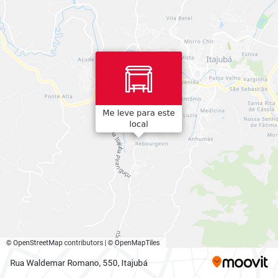 Rua Waldemar Romano, 550 mapa