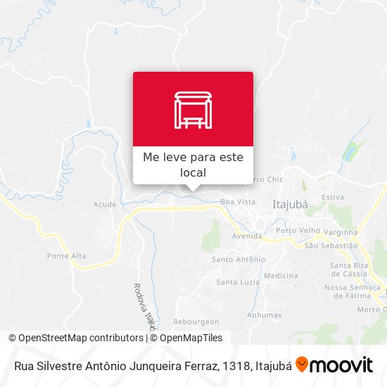 Rua Silvestre Antônio Junqueira Ferraz, 1318 mapa