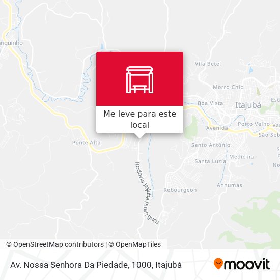 Av. Nossa Senhora Da Piedade, 1000 mapa