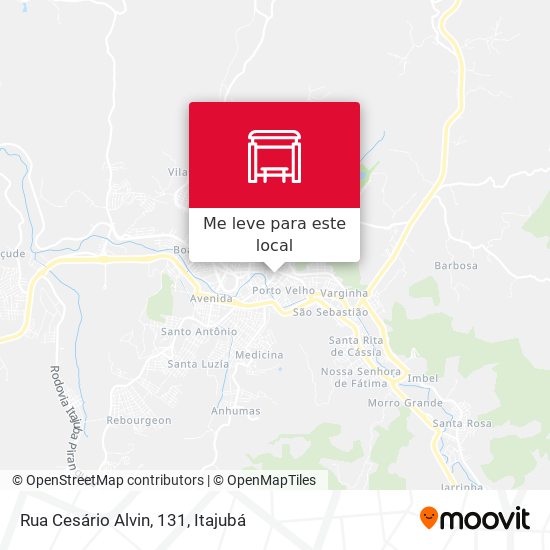 Rua Cesário Alvin, 131 mapa