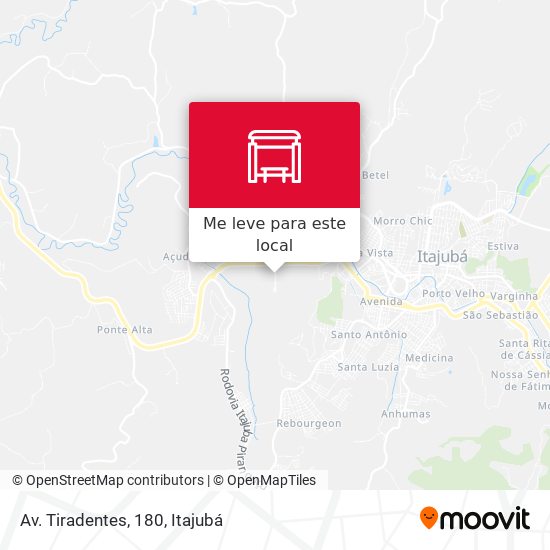 Av. Tiradentes, 180 mapa