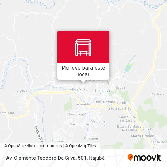 Av. Clemente Teodoro Da Silva, 501 mapa