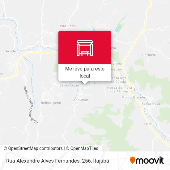 Rua Alexandre Alves Fernandes, 256 mapa