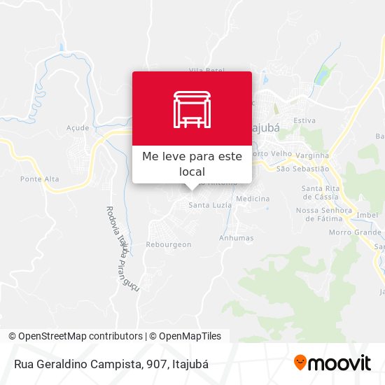 Rua Geraldino Campista, 907 mapa