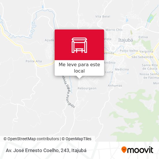 Av. José Ernesto Coelho, 243 mapa