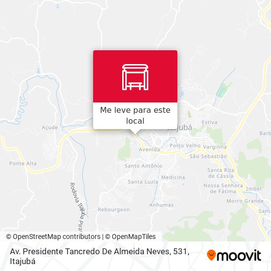 Av. Presidente Tancredo De Almeida Neves, 531 mapa